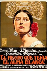 Черный с белой душой 1928 постер