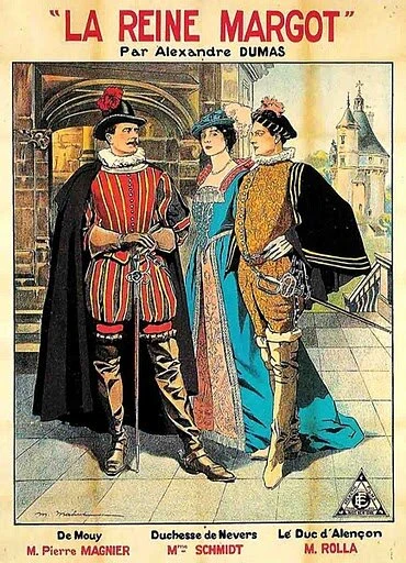 Постер Королева Марго 1910