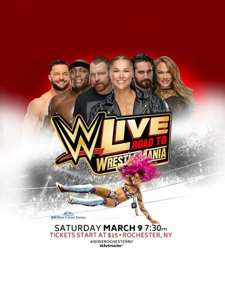 Постер WWE Live Road to WrestleMania