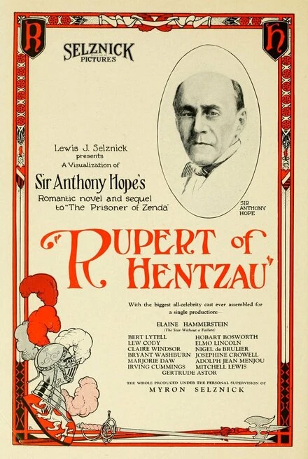 Постер Rupert of Hentzau 1923