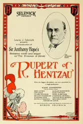 Rupert of Hentzau 1923 постер