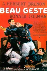 Красавчик Жест 1926 постер