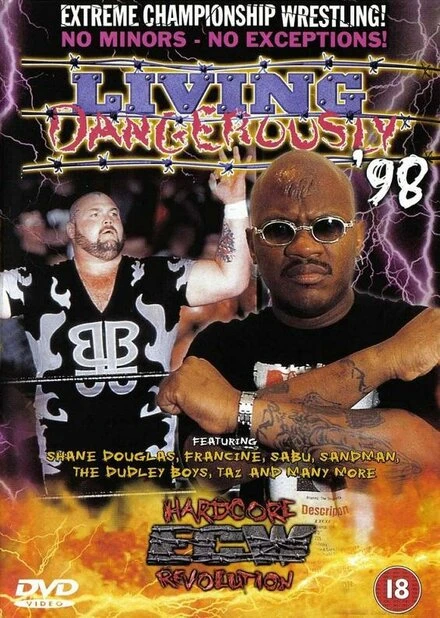 Постер ECW Опасная жизнь 1998