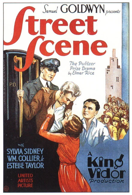 Постер Уличная сцена 1931