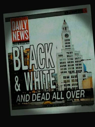 Постер Black and White and Dead All Over
