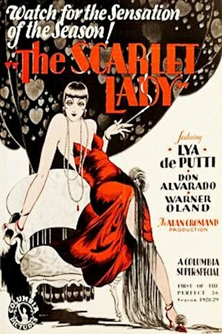 Постер The Scarlet Lady 1928